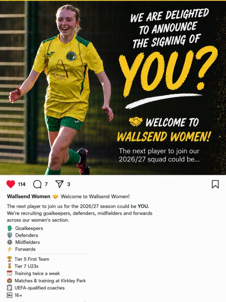 Calling All Ballers: Wallsend Women Need YOU! 📣