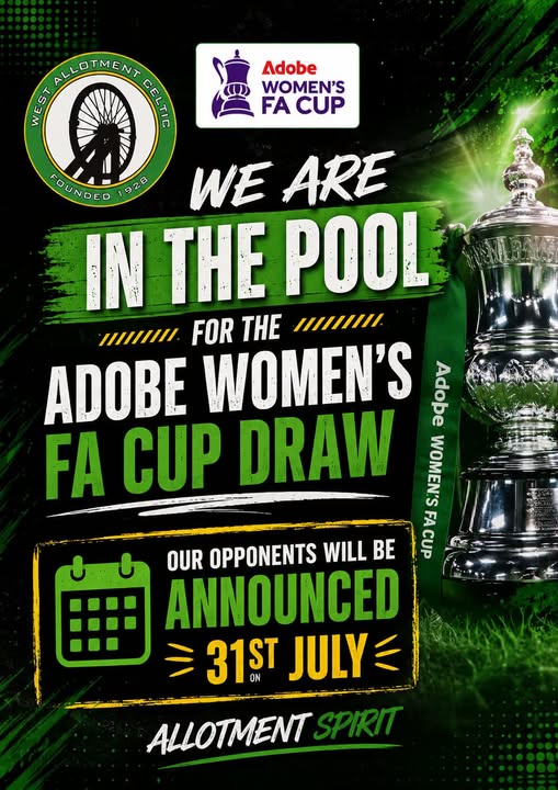 West Allotment are in the FA Cup