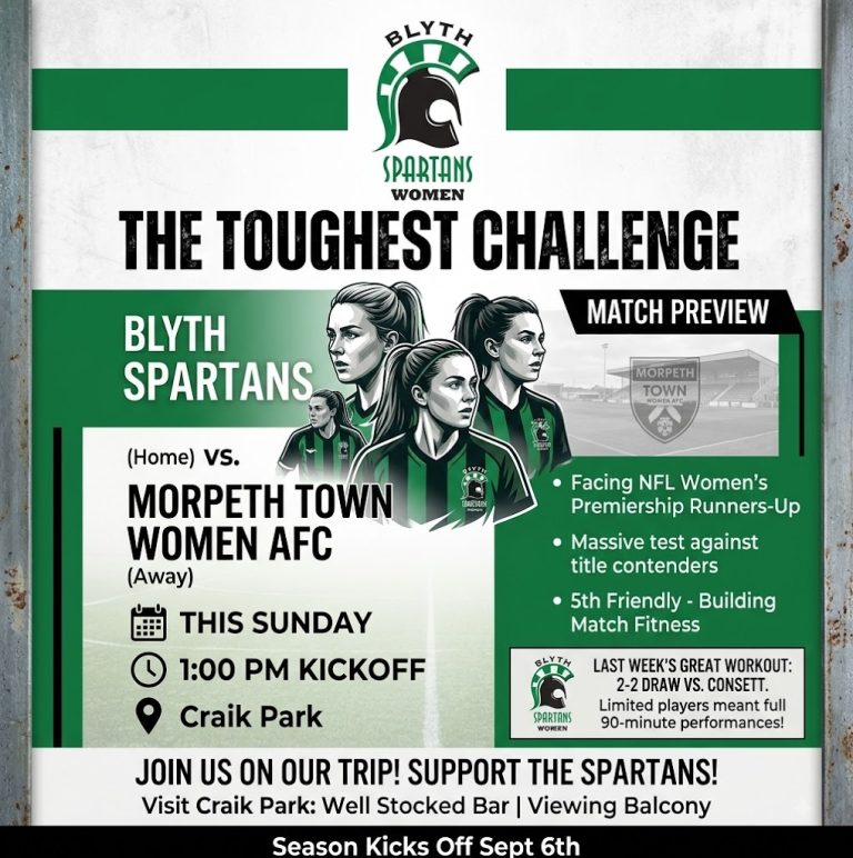 Blyth Spartans Set for Tough Pre-Season Test
