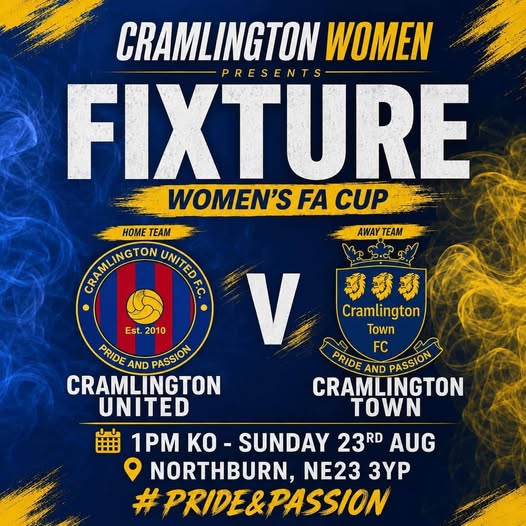 MATCH PREVIEW: Cramlington United vs Cramlington Town | Women’s FA Cup