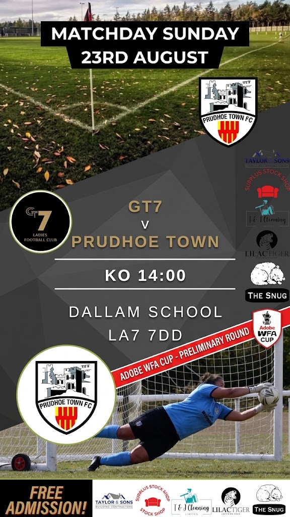Adobe WFA Cup Action: GT7 vs Prudhoe Town!