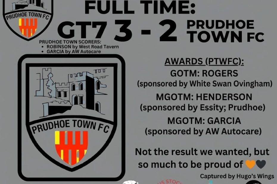 Prudhoe Town FA Cup Defeat