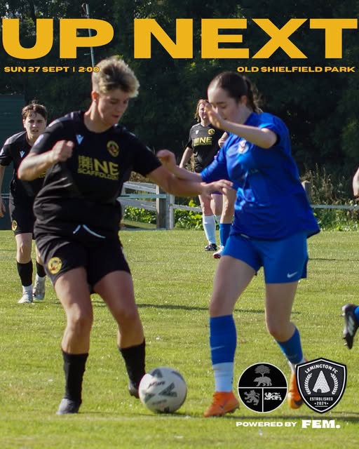 Fresh off our first win of the season, we are back HOME this Sunday to take on Lemington FC Ladies