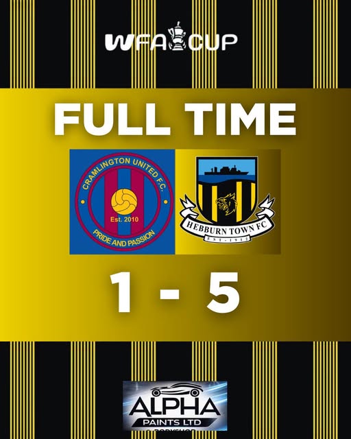 Cramlington United 1 Hebburn Town 5
