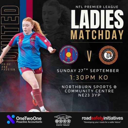 Next up for our ladies is another home game, this time against Heddon United Ladies. It would be great to see another crowd to help the ladies continue the great start to their league campaign