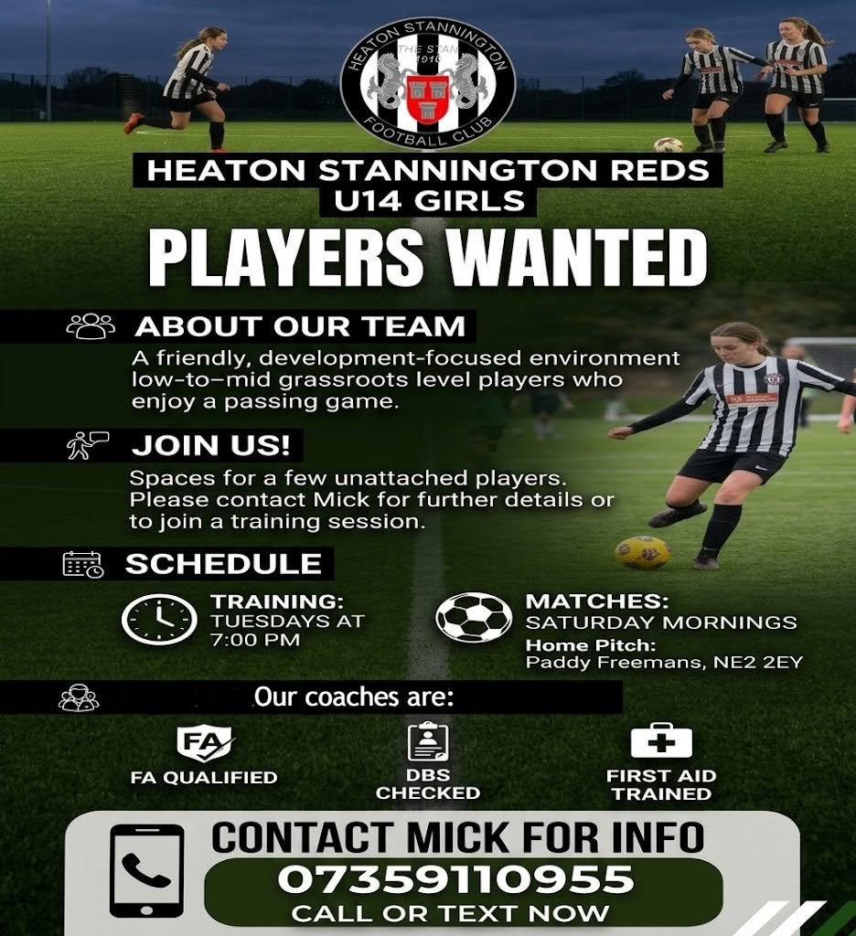 HS Reds Players Wanted