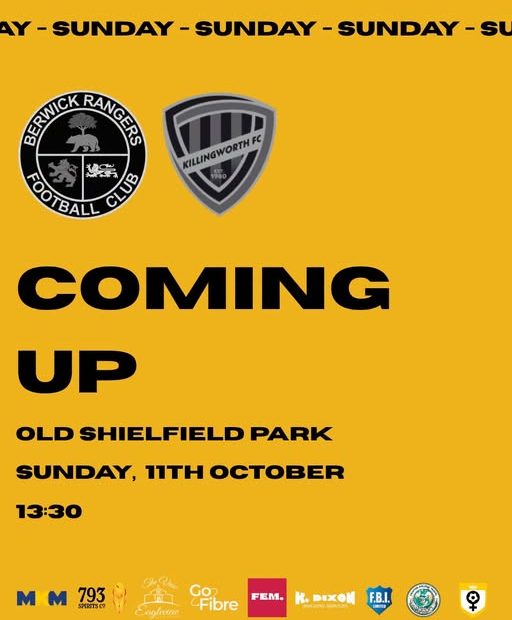 The Berwick Rangers action doesnโt end on Saturday! Complete the Shielfield Double and come see your BRWFC squad at home this Sunday!